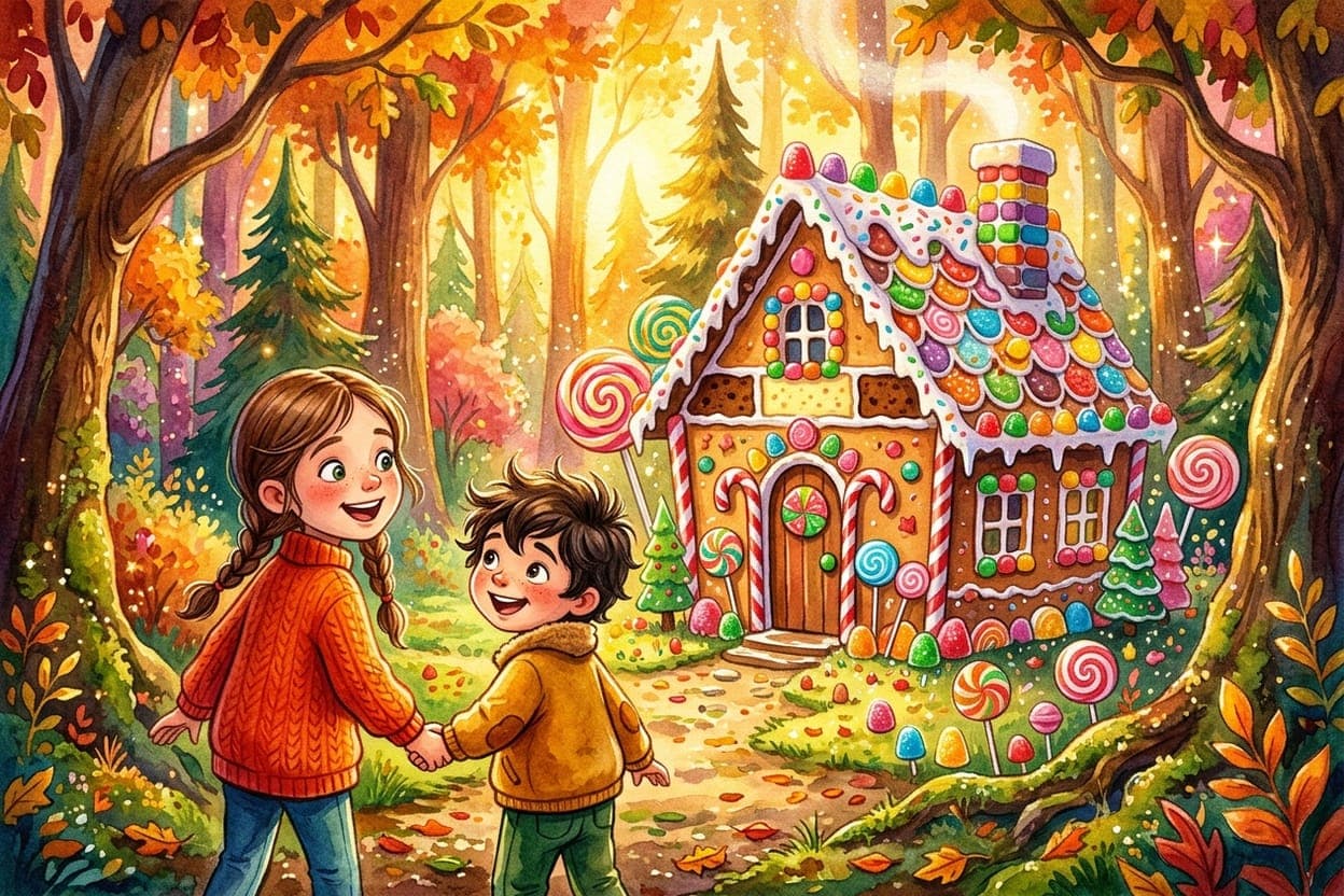 Ilustração do conto João e Maria